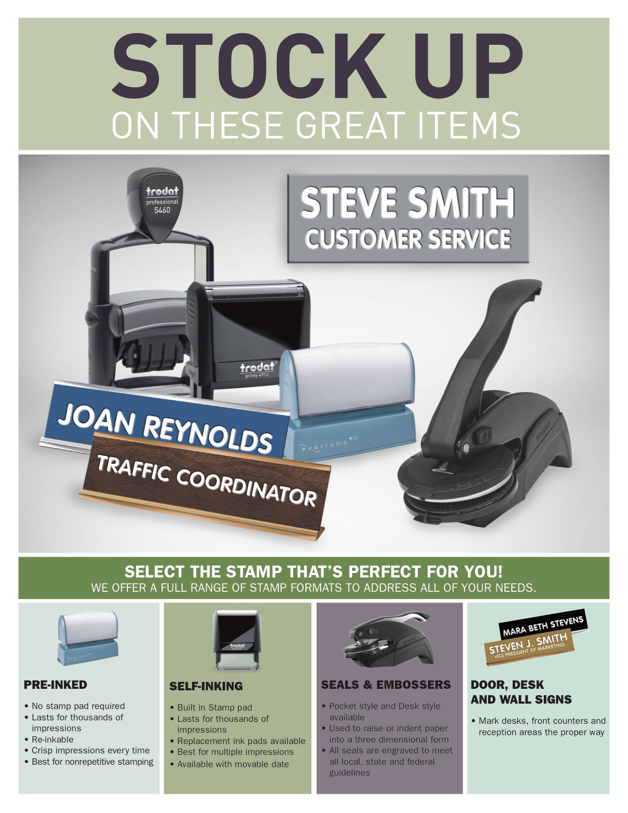 Pinellas Custom Stamp Flyer