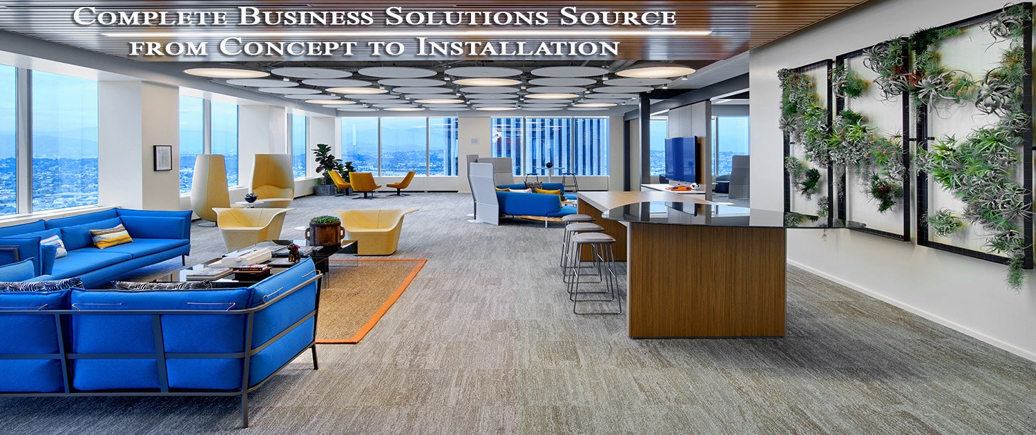 Complete Business Solutions Source from Concept to Installation; Haworth Lounge Products